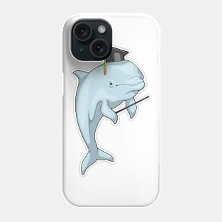Dolphin Professor Cylinder Phone Case