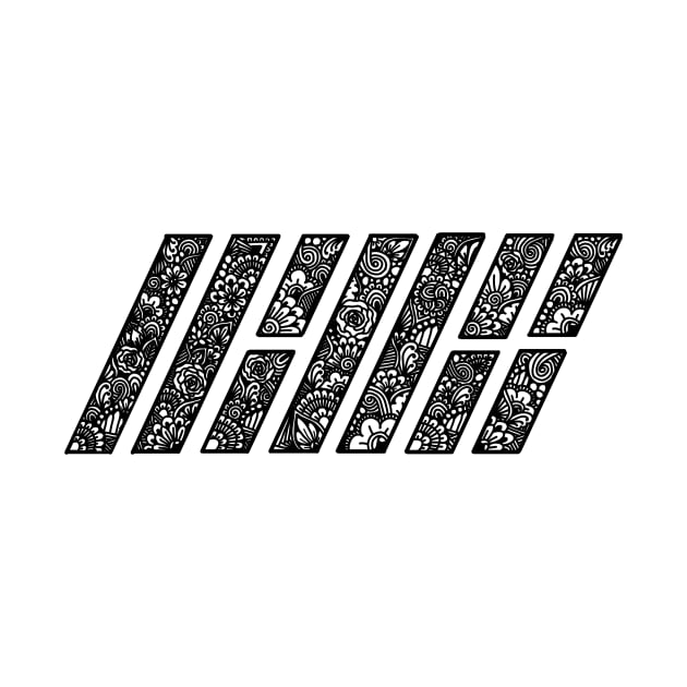 iKON Zentangle Logo by TheHermitCrab