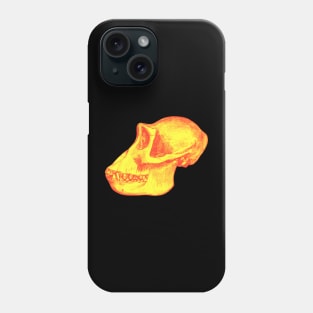 Gorilla Scull Illustration - Animal Skull Phone Case