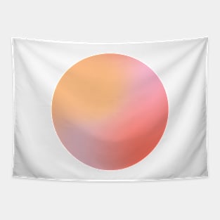 Desert Peach Abstract Gradient Design Tapestry