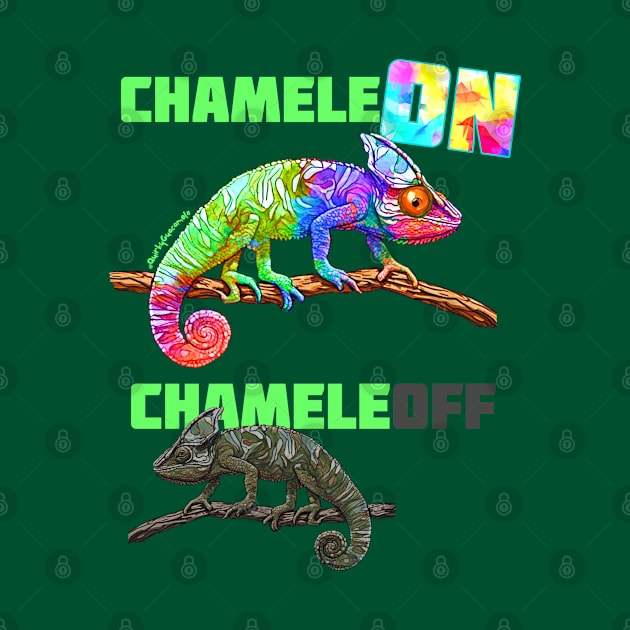 ChameleON ChameleOFF | Neurodivergent Social Chameleon by QuirkyGuacamole