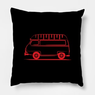 Renault Estafette Van High Top Red Pillow