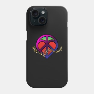 Peace, Love and Music Phone Case