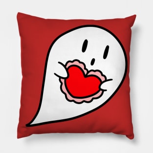 Valentine Heart Ghost Pillow