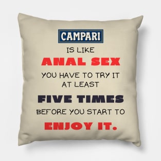 Campari funny Pillow