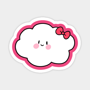 Cute Girly Cloud Magnet