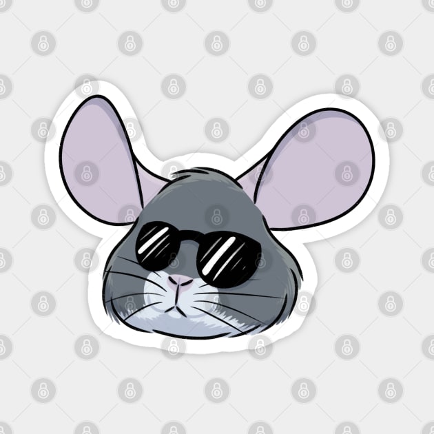 Chinchilla Magnet by DeguArts