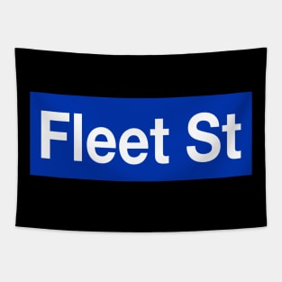 Fleet Street - Sweeney Todd Blue Tapestry