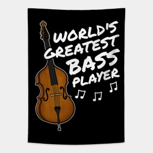 Double Bass World's Greatest Bass Player Bassist Tapestry