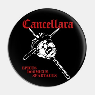 Spartacus! Fabian Cancellara / Candlemass Pin