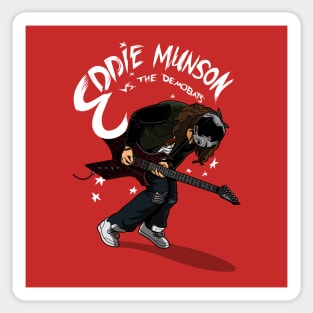 Eddie Munson Guitar - Stranger Things Sticker for Sale by VioletRae