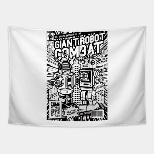 Robot Combat Tapestry