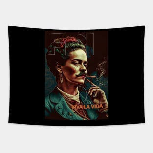 Frida Kahlo Celebrated Colors Tapestry