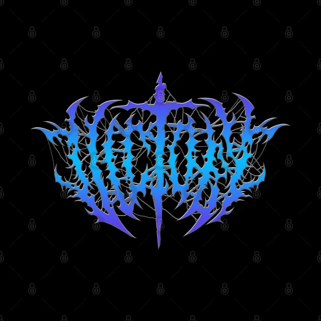 Victory death metal design (blue) by Tmontijo