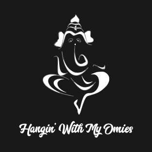 Funny Yoga Ganesh Elephant Hangin With My Omies T-Shirt