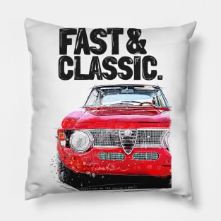 Alfa GTA retro car Pillow