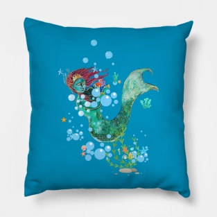 Mermaid in the sea Pillow