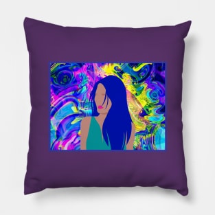 Her Name is Hope!  Artful Woman Pillow