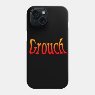 Grouch in orange and red grandient Phone Case