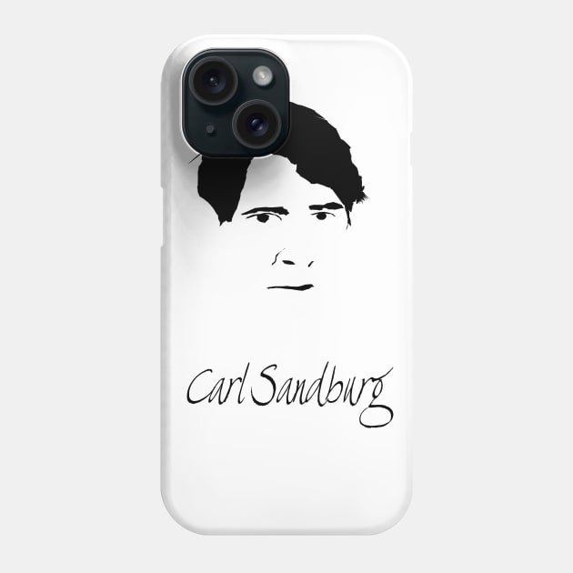 Carl Sandburg Phone Case by PoetandChef