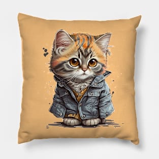 kawaii anime Cute chibi cat Pillow