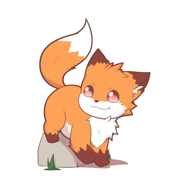 Cute chibi fox by sabhu07