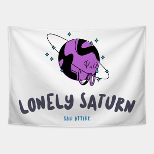 lonely saturn streetwear Tapestry