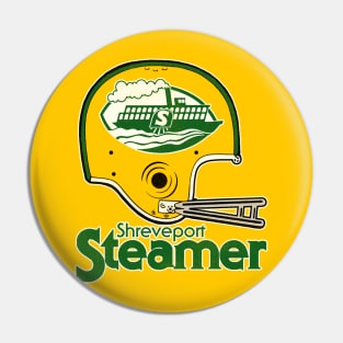 Defunct Shreveport Steamer Football Team Helmet Pin