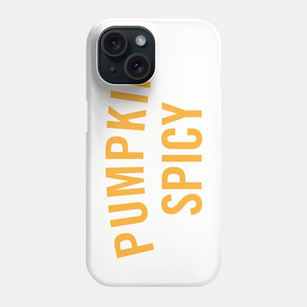 Pumpkin Spicy Latte Design Phone Case by zubiacreative