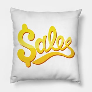 Just a White Sales Bage Pillow