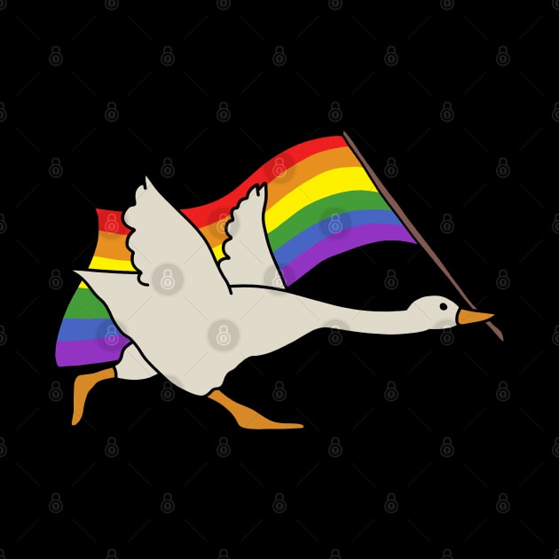 LGBT Goose by valentinahramov