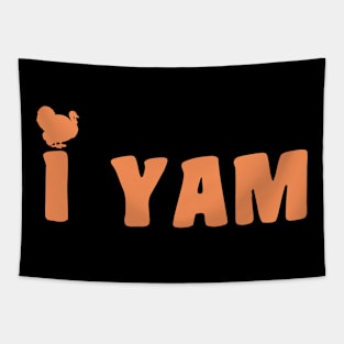 She's my sweet potato I Yam funny thanksgiving Tapestry