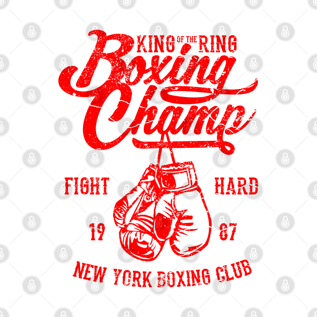 New York Boxing Vintage Design by Jarecrow 