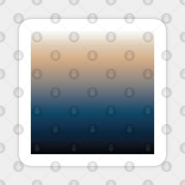 Blue to skin gradient Magnet by SamridhiVerma18