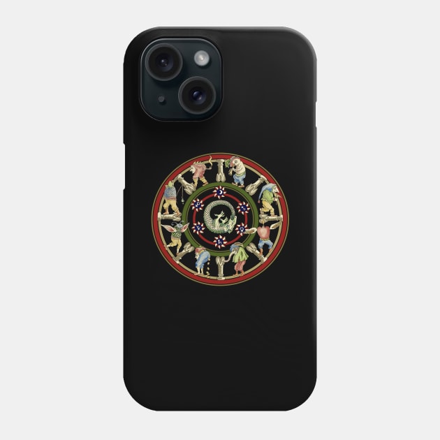 Wheel of Fortune Phone Case by Soth Studio