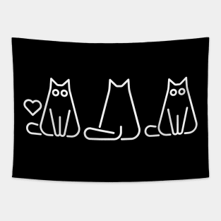 Cat lover, Cat Lover Gift, Funny Cat, Cute Cat Tapestry