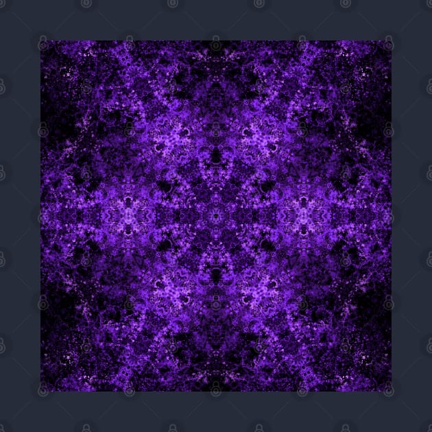 Passionate Purple Kaleidoscope Star Modern Abstract Art by karenmcfarland13