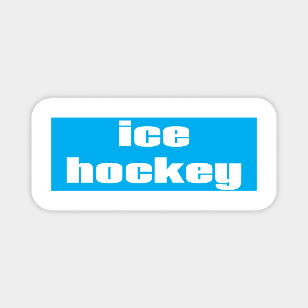 Ice Hockey Magnet by ProjectX23Red