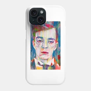 BUSTER KEATON watercolor portrait .2 Phone Case