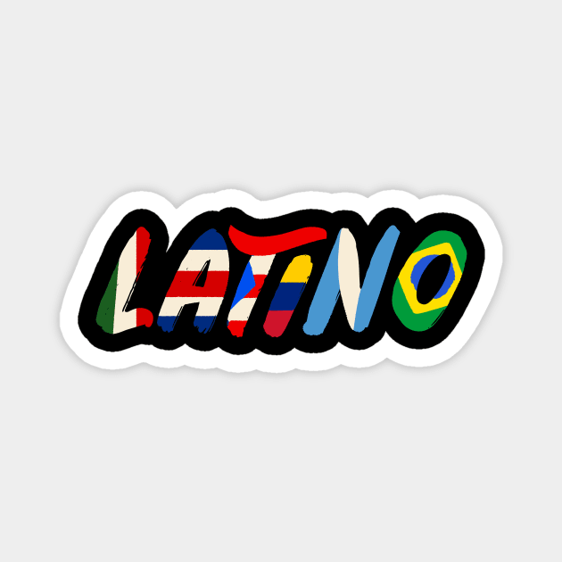 LATINO by Tobe Fonseca Magnet by Tobe_Fonseca