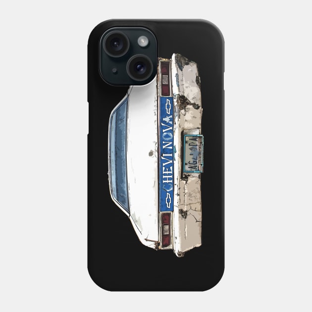 old chevi nova Phone Case by rickylabellevie