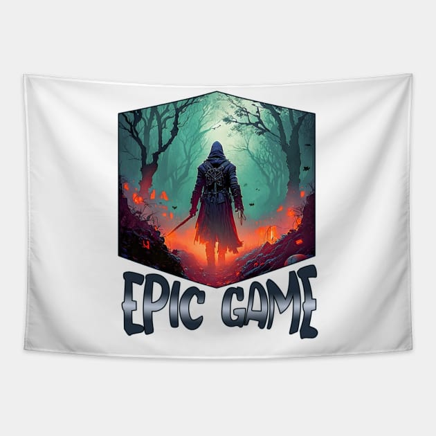 EPIC GAME Tapestry by MusicianCatsClub