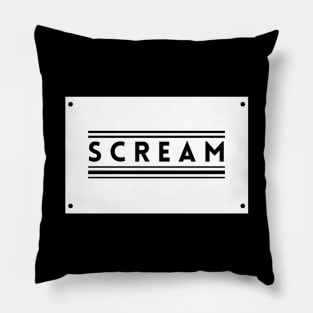 Screaming Loud Pillow