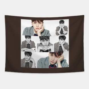 Choi tae joon collage Tapestry