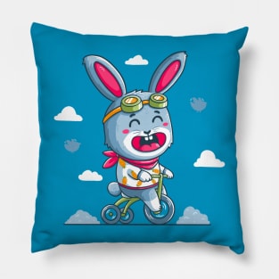 Rabbit ride tricycle Pillow