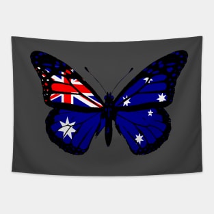 Australia Monarch Butterfly Flag of Australia To Celebrate Australia Day (Support Australia) Tapestry