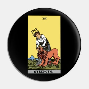 Strength Tarot Card Rider Waite Pin