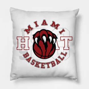 Miami Heat Basketball Pillow