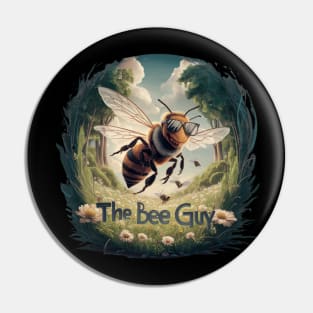 Funny Beekeeper Art For Men Dad Bee Hive Honey Beekeeping Pin