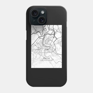 Bern Switzerland City map Phone Case